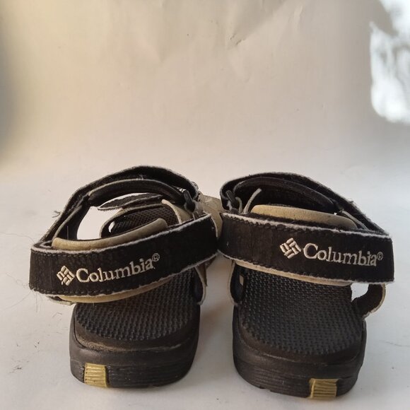Columbia Beige Tan Sandals Adjustable Straps Hook Loop Women’s Unisex Size 7 - Picture 8 of 15